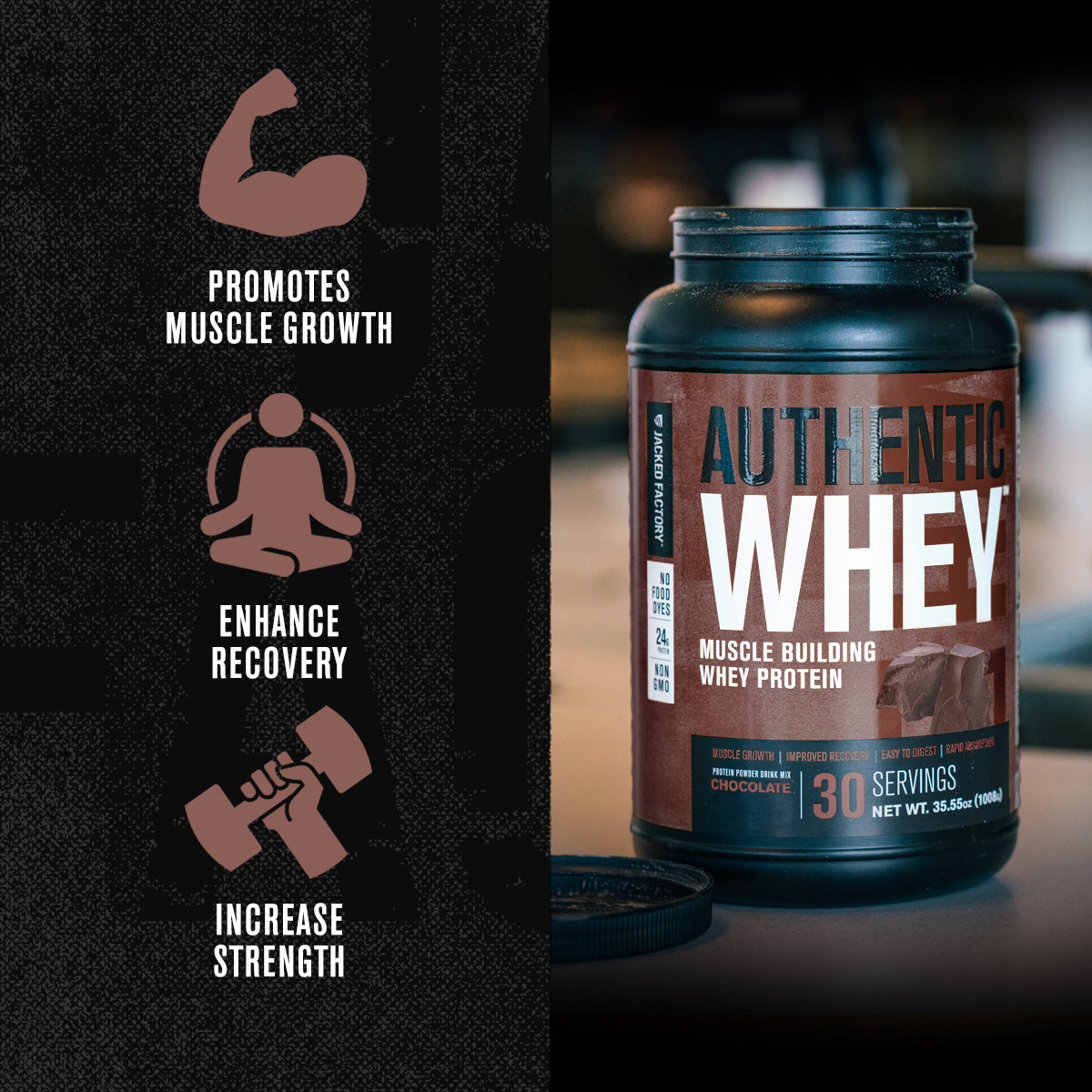 Authentic Whey - Muscle Building Protein Powder