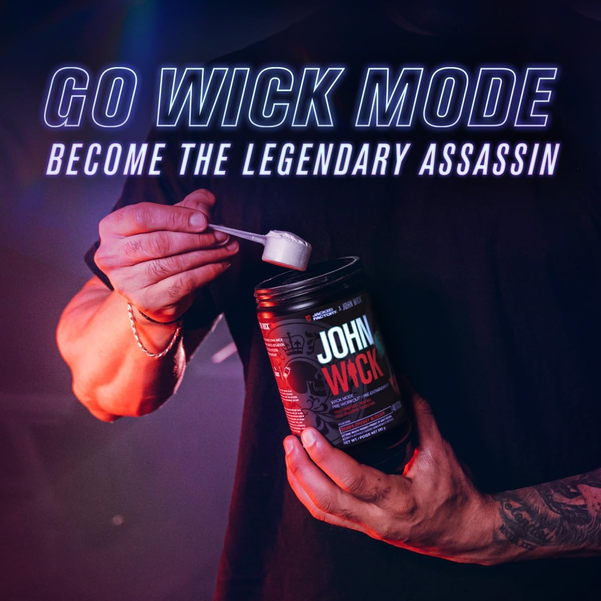 Jacked Factory X John Wick - John Wick Pre-Workout