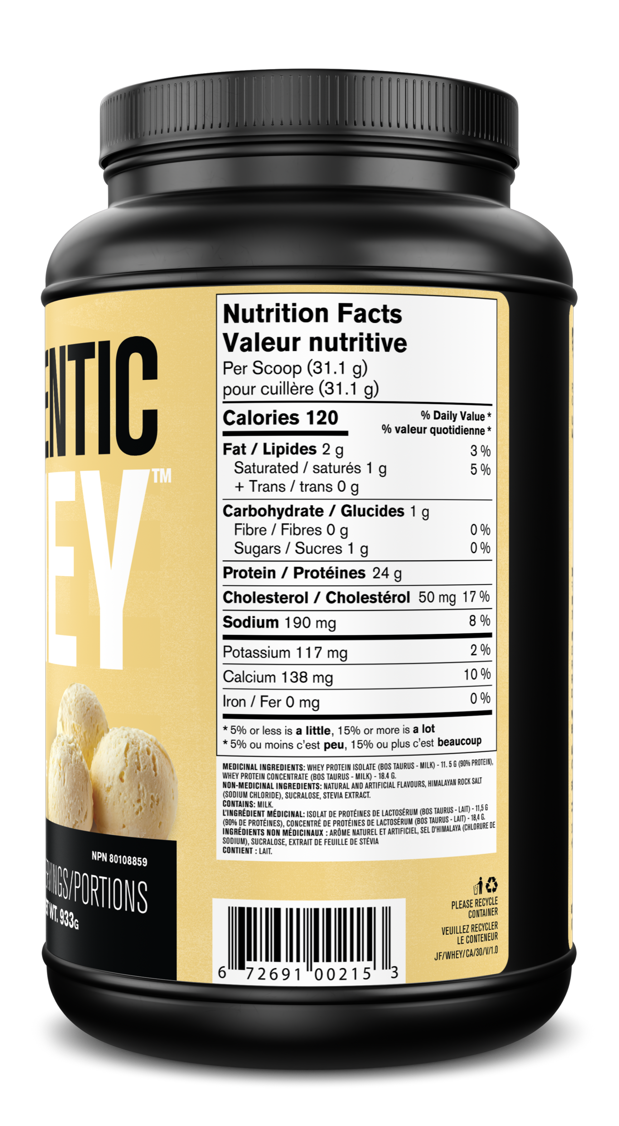 Authentic Whey - Muscle Building Protein Powder