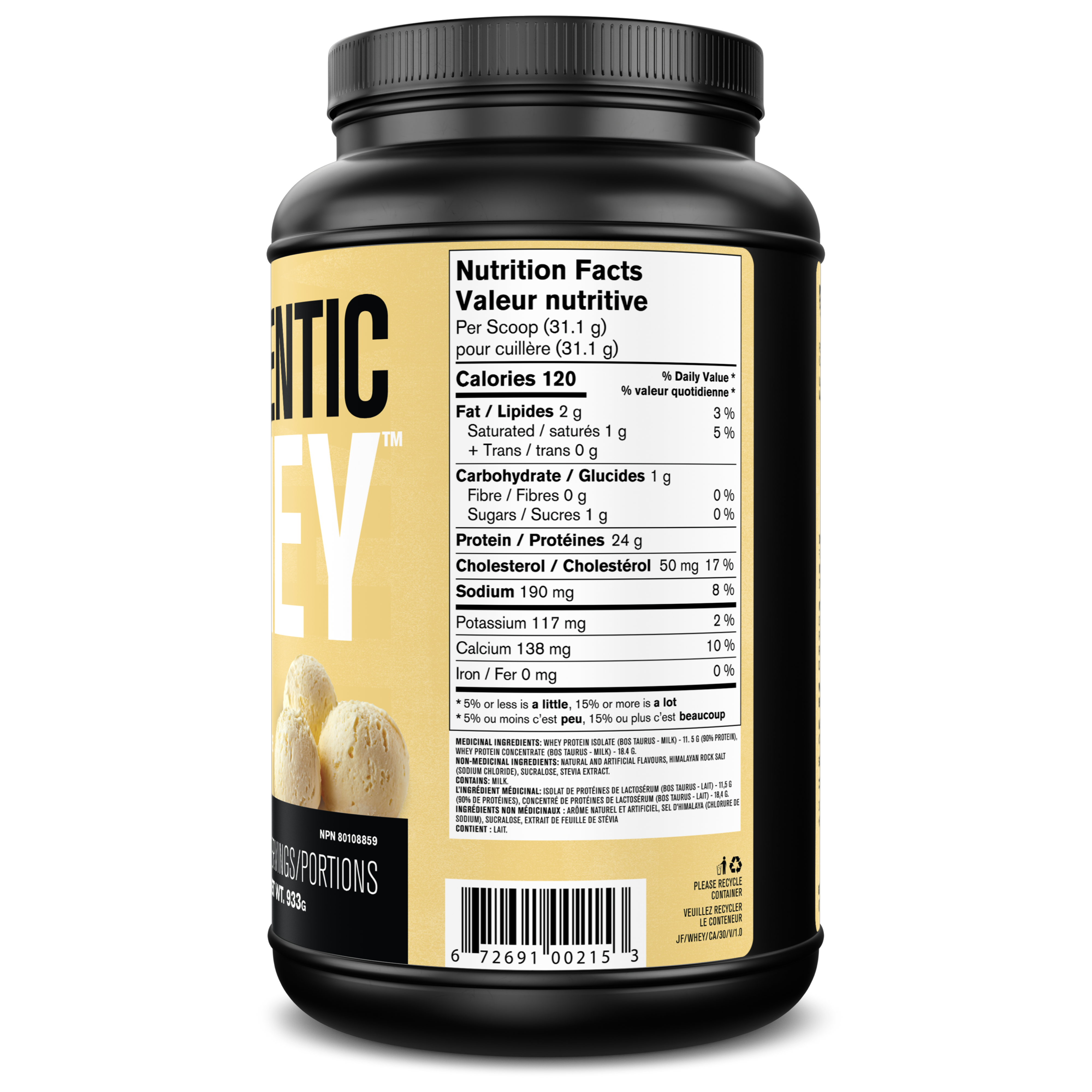 Authentic Whey - Muscle Building Protein Powder
